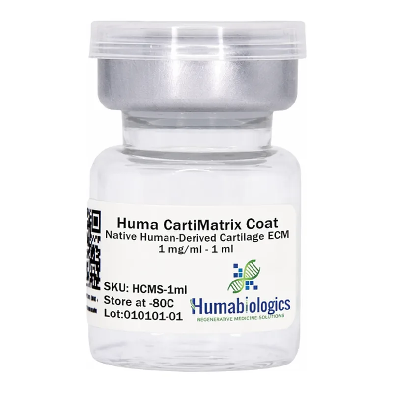 Humabiologics Huma CartiMatrix Coat- Native Human-Derived Cartilage ECM, Solution, 1mg/ml-1ml (HCMS)