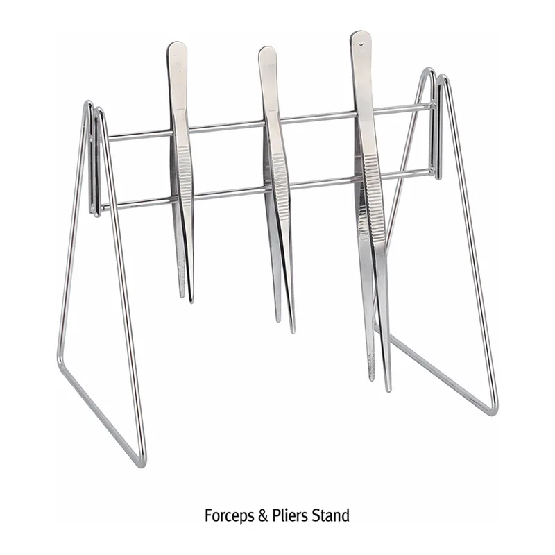 Daihan Science Forceps & Pliers Stand, Stainless-steel, Rust-free, L200×h175mm, 포셉·플라이어 스탠드