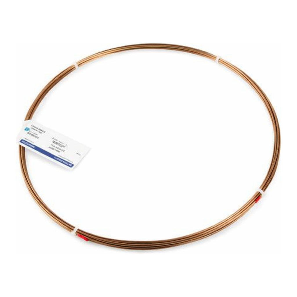 Restek Tubing, Sulfinert, 304SS Welded/Drawn Tubing .010in ID x 1/16in OD Sulfinert, 50ft Roll