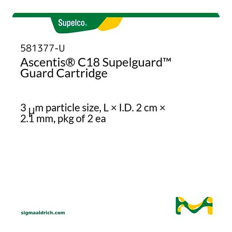 Merck PK2 ASCENTIS C18 3UM 2CM X 2.1MM GUARD&