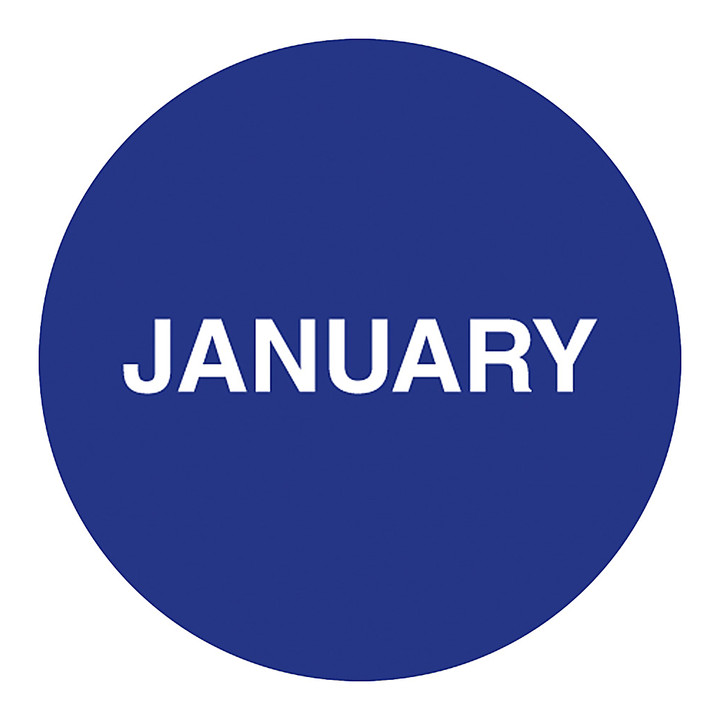 AS ONE Monthly Label (English), 만슬리 테이프 (영자)