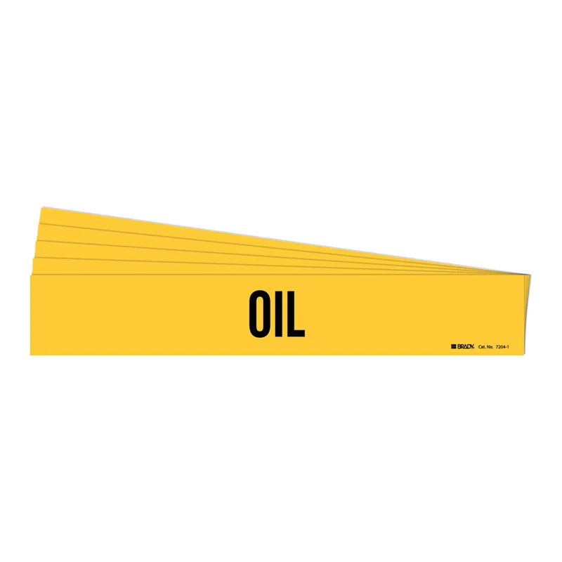 Brady OIL Pipe Marker