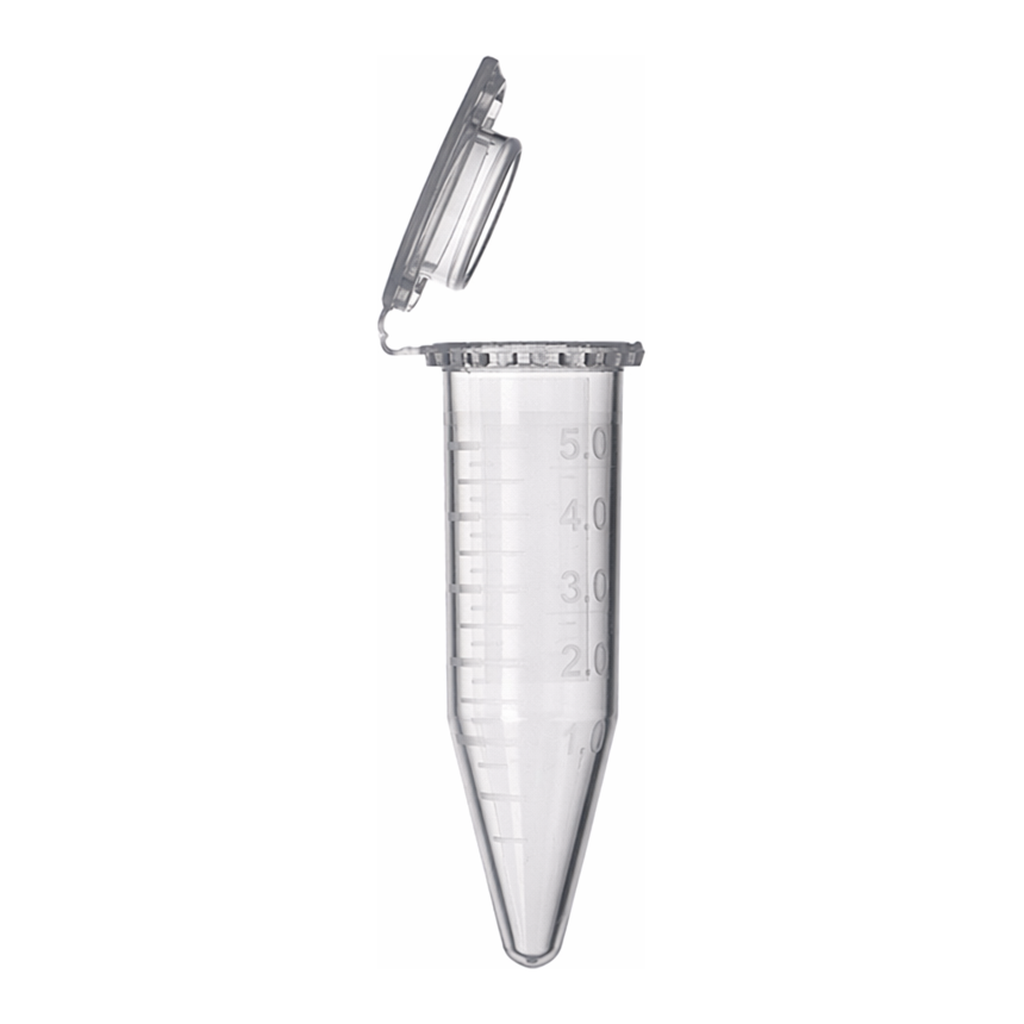 Greiner Bio One REACTION TUBE, 5 ML, PP, NATURAL, ATTACHED CAP,GRADUATED, STERILE, 100 PCS./BAG