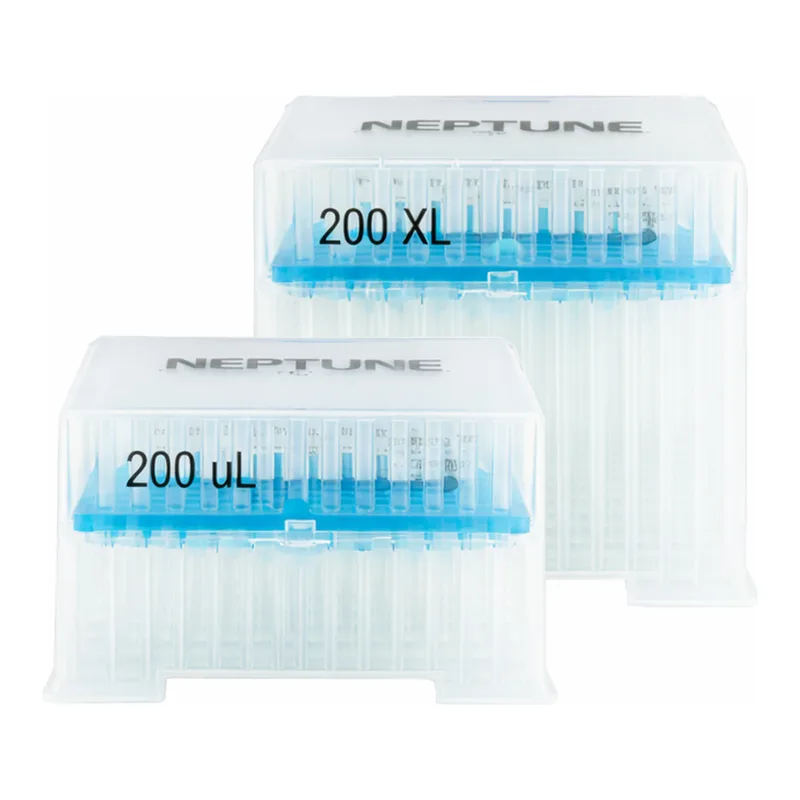NEPTUNE Non-Filter Tips, Rack Type, Sterile, Natural Polypropylene / 파이펫 팁, 랙 타입, 멸균