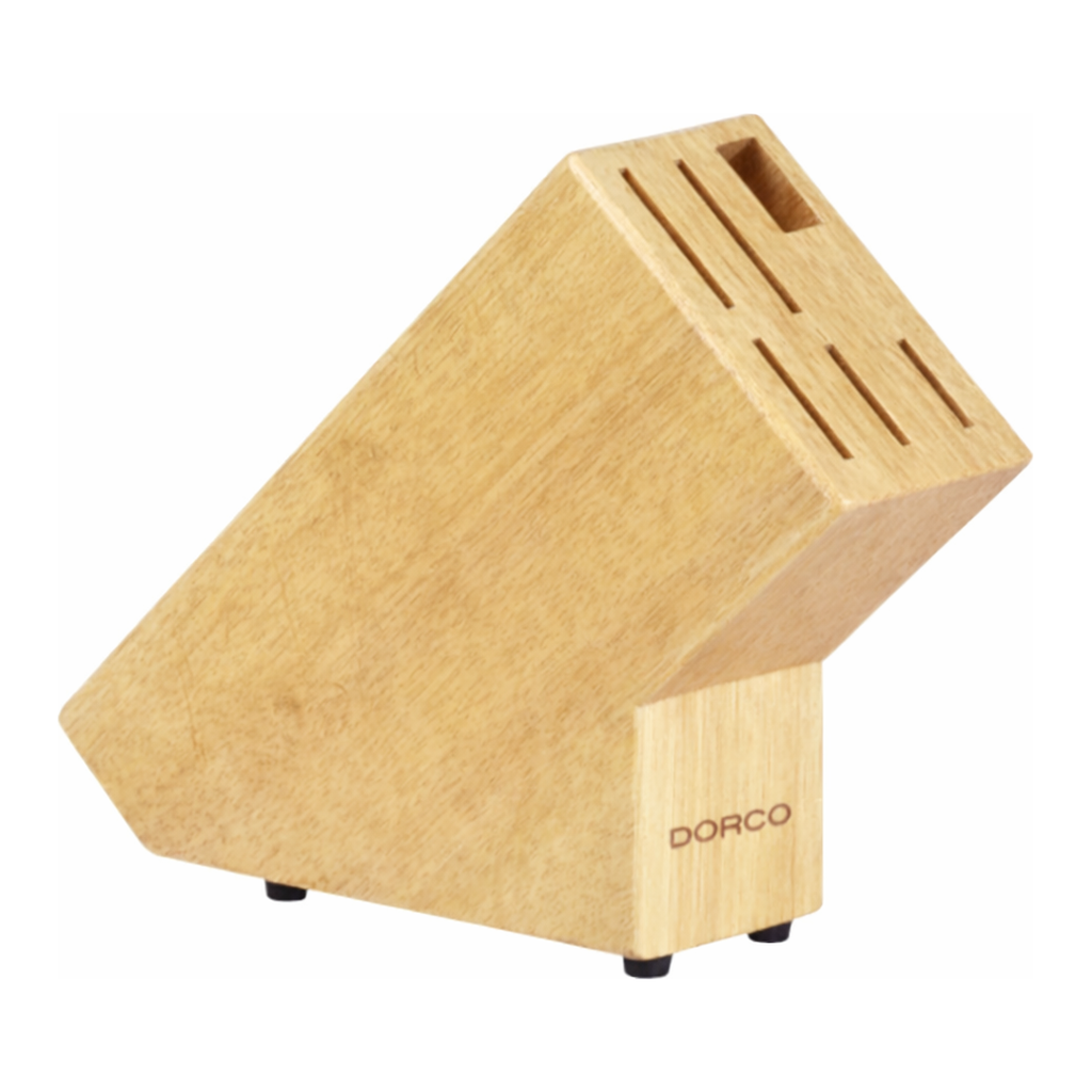 Daihan Science Dorco Knife Case, Made of Rubber Tree, 원목 칼꽂이
