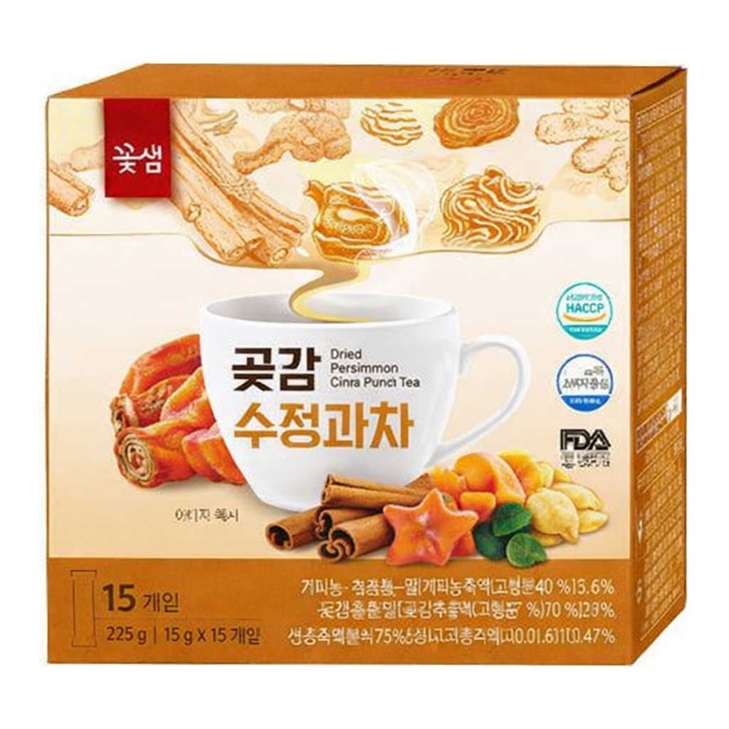 OFFICENEX 꽃샘 곶감 수정과차(15gx15T)