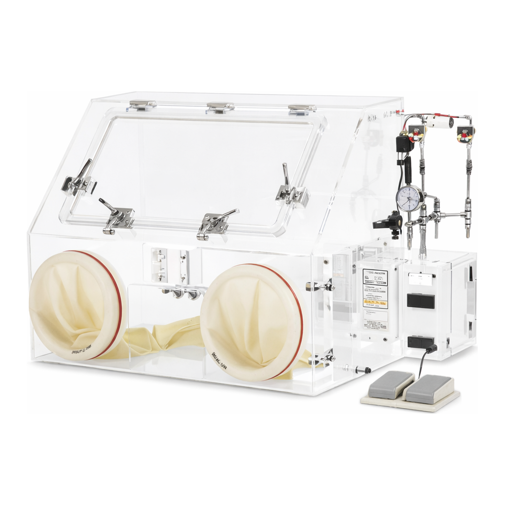 Daihan Science DAIHAN Premium 15mm PMMA Heavy Duty Glove Box Complete Set, with Natural Rubber