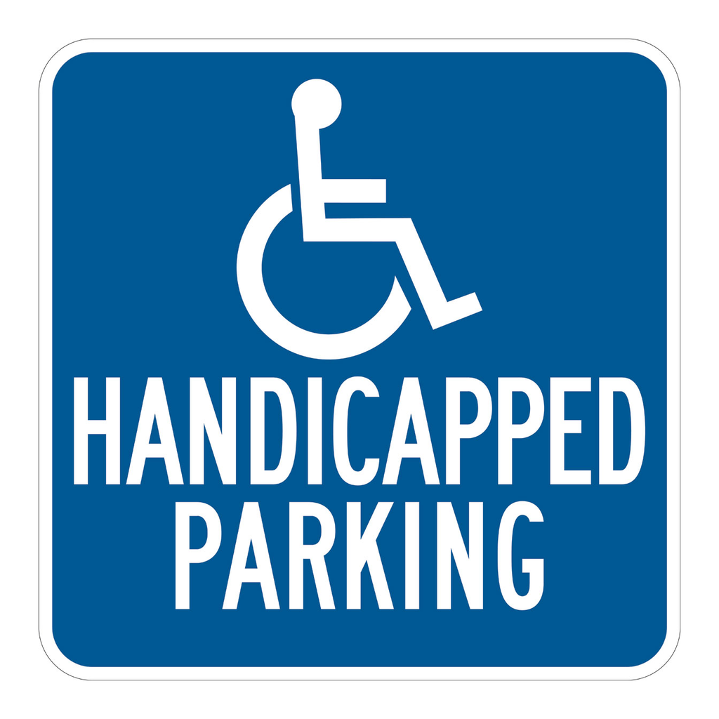 Brady Handicapped Parking Sign