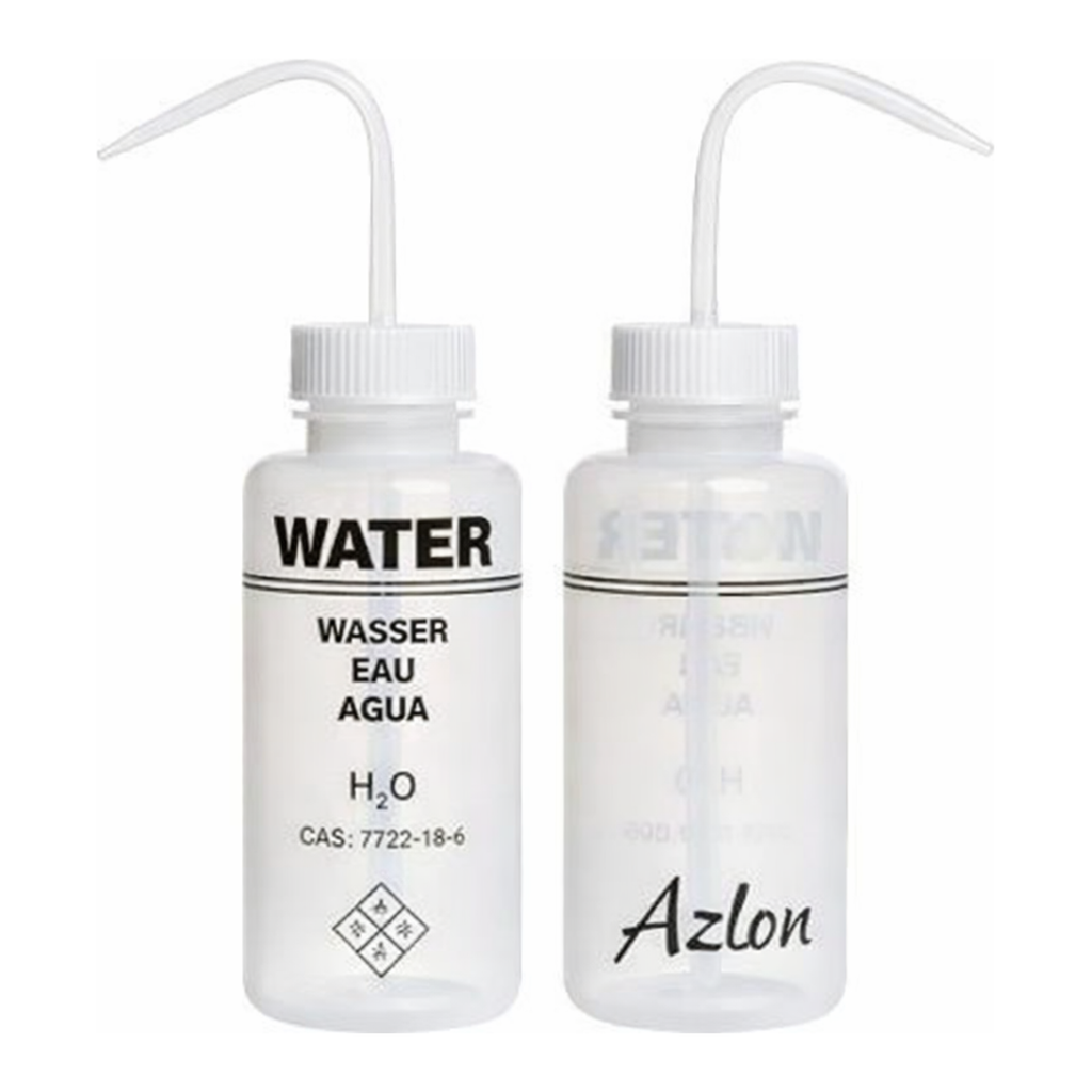 Merck AzlonÂ Multi-Lingual Unvented Wash Bottles
