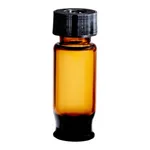 Waters TruView pH Control LCMS Certified Amber Glass, 12 x 32 mm, Screw Neck Vial, Max Recovery, with Cap and preslit PTFE/Silicone Septum, 1.5 mL Volume, 100/pk
