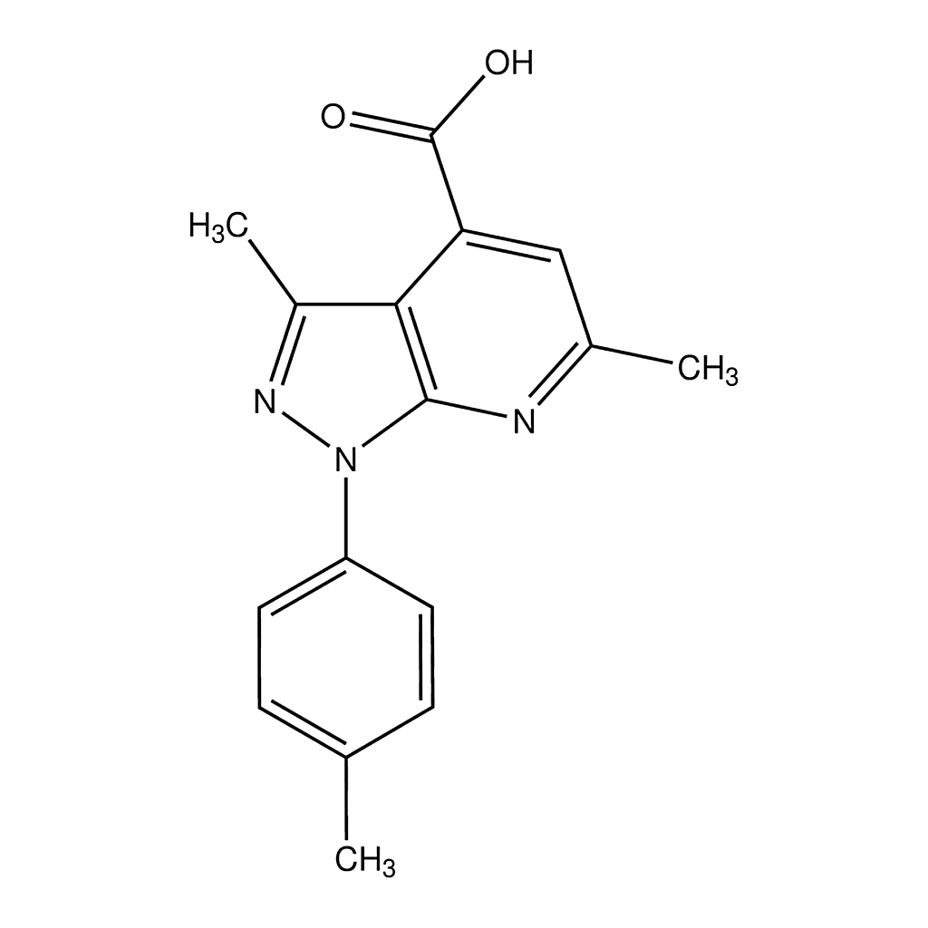 Merck 3,6-Dimethyl-1-p-tolyl-1H-pyrazolo[3,4-b]pyridine-4-carboxylic acid