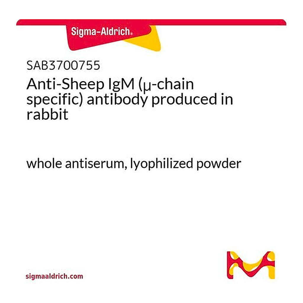 Merck Anti-Sheep IgM (mu-chain specific) antibody produced in rabbit