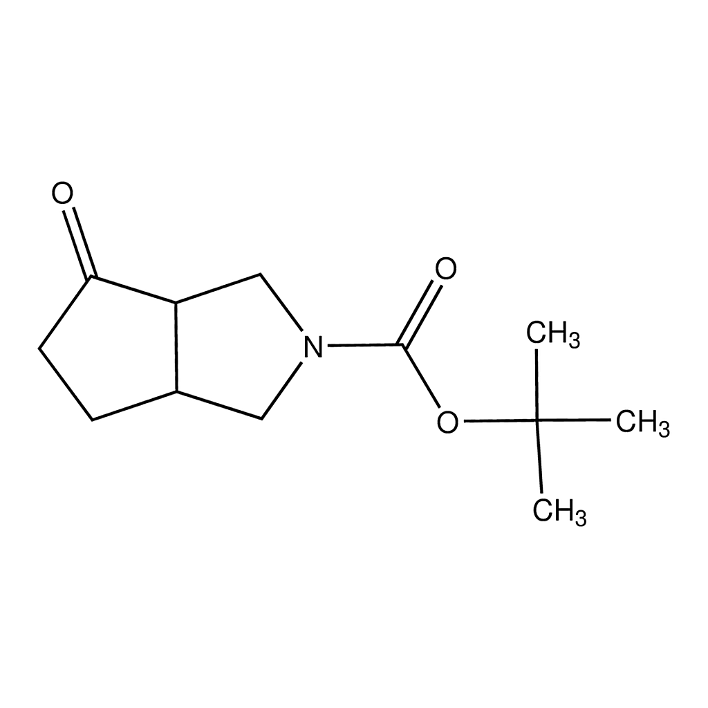 Merck 4-Oxohexahydrocyclopenta[c]pyrrole-2-carboxylic acid tert-butyl ester