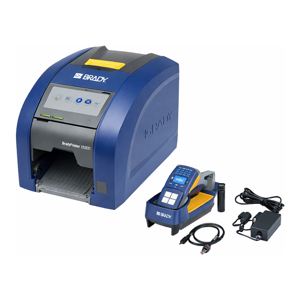 Brady BradyPrinter i5300 300 dpi with V4500 Barcode Scanner and Product & Wire ID Software