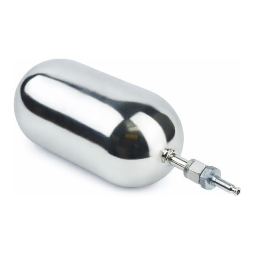 Restek Miniature Canister, 400cc Sulfinert With Sulfinert Quick Connect Stem Fitting