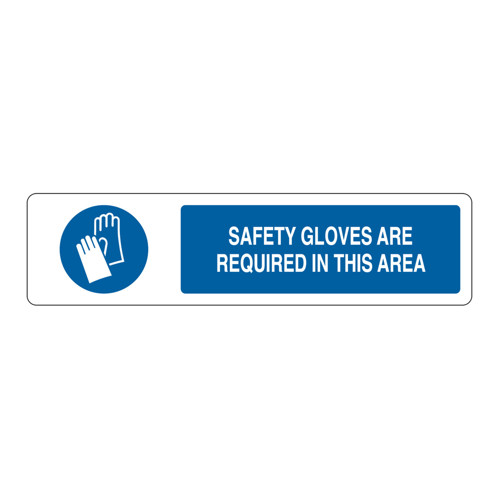 Brady Safety Gloves Are Required In This Area Slider Sign