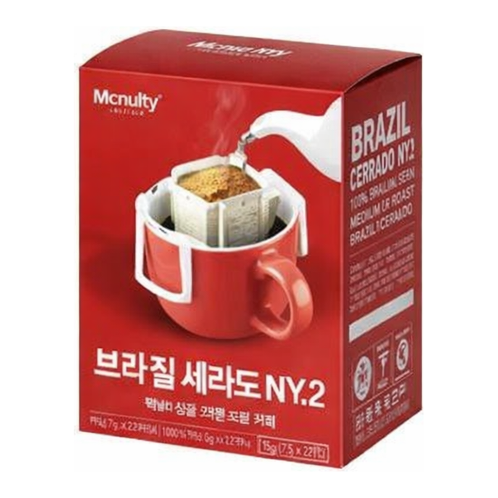 OFFICENEX 맥널티 핸드 드립커피(브라질 세라도 NY2/8g×7T)