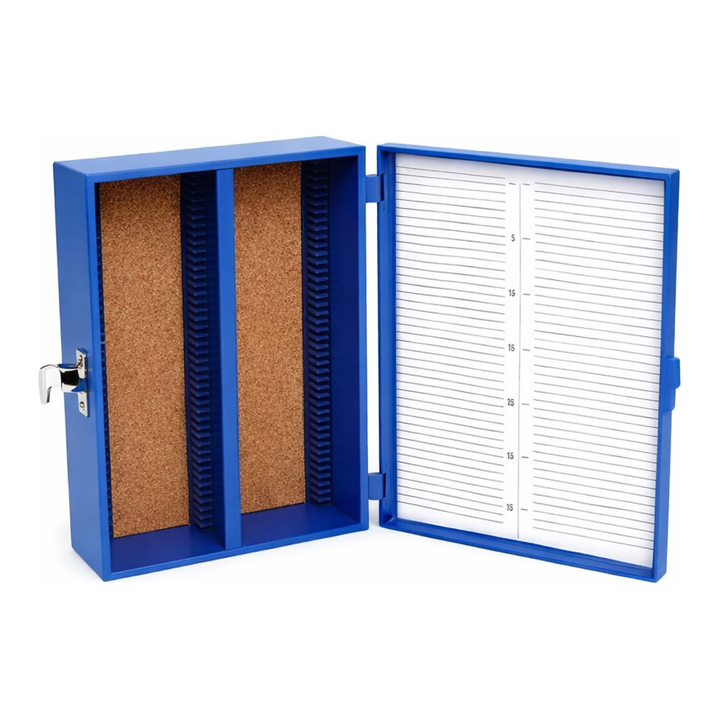 Heathrow Scientific 100 Place Tall Premium Microscope Slide Boxes