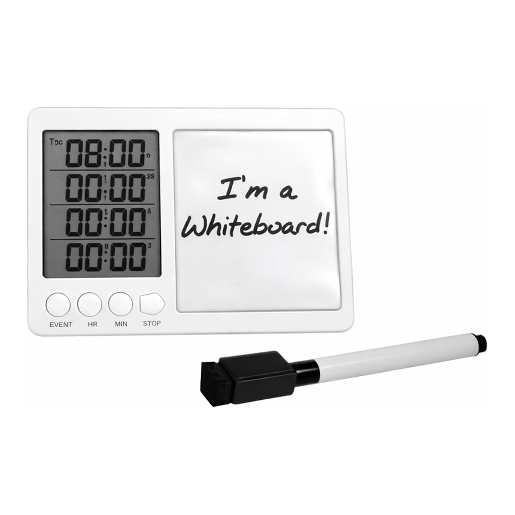 Heathrow Scientific Lab Alert 4-Way Timer With Whiteboard / Pen