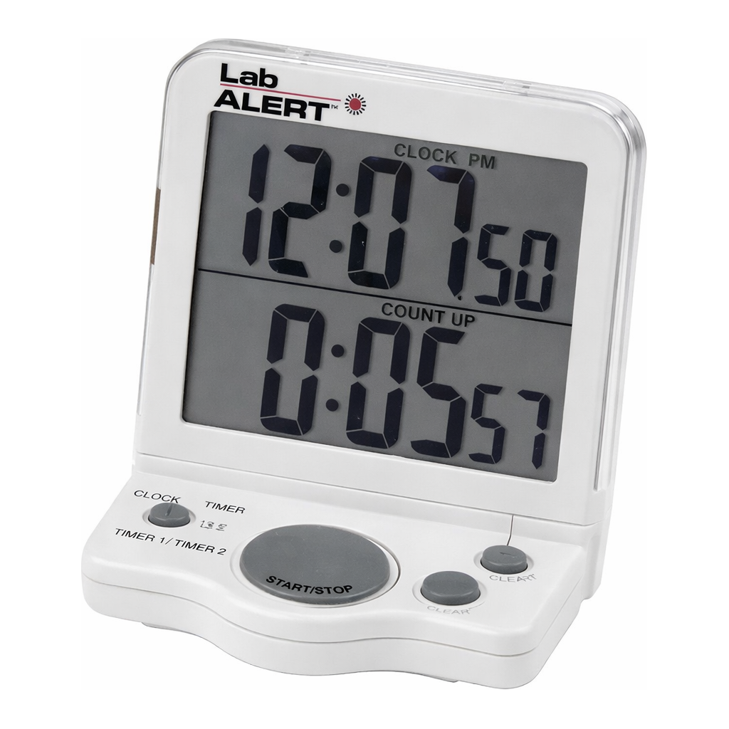 Heathrow Scientific Lab Alert Big-Digit Dual Timer / Clock