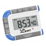 Heathrow Scientific Lab Alert Four Channel Timer / Clock