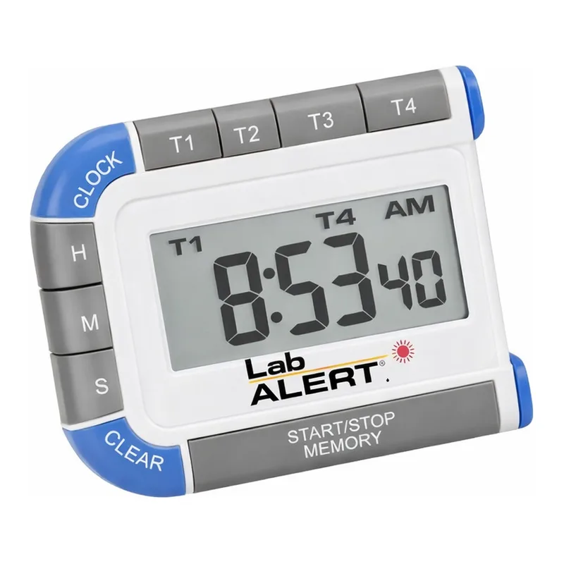 Heathrow Scientific Lab Alert Four Channel Timer / Clock