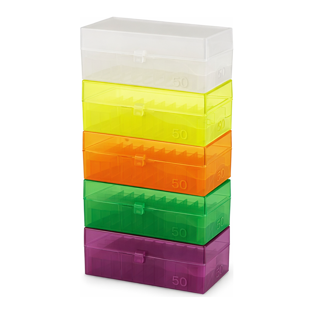 Heathrow Scientific 50 Well Microtube Storage Box