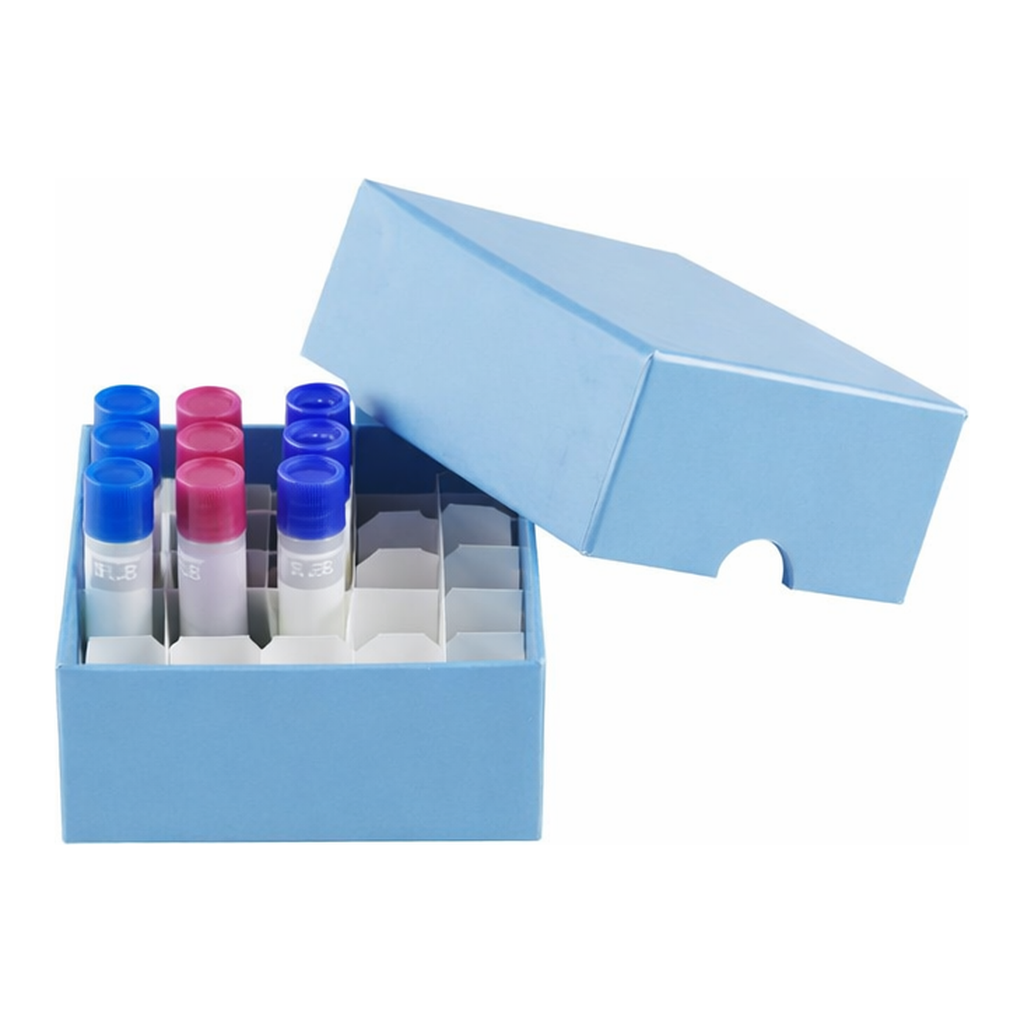 Heathrow Scientific Cardboard Cryogenic Vial Tube Storage Box