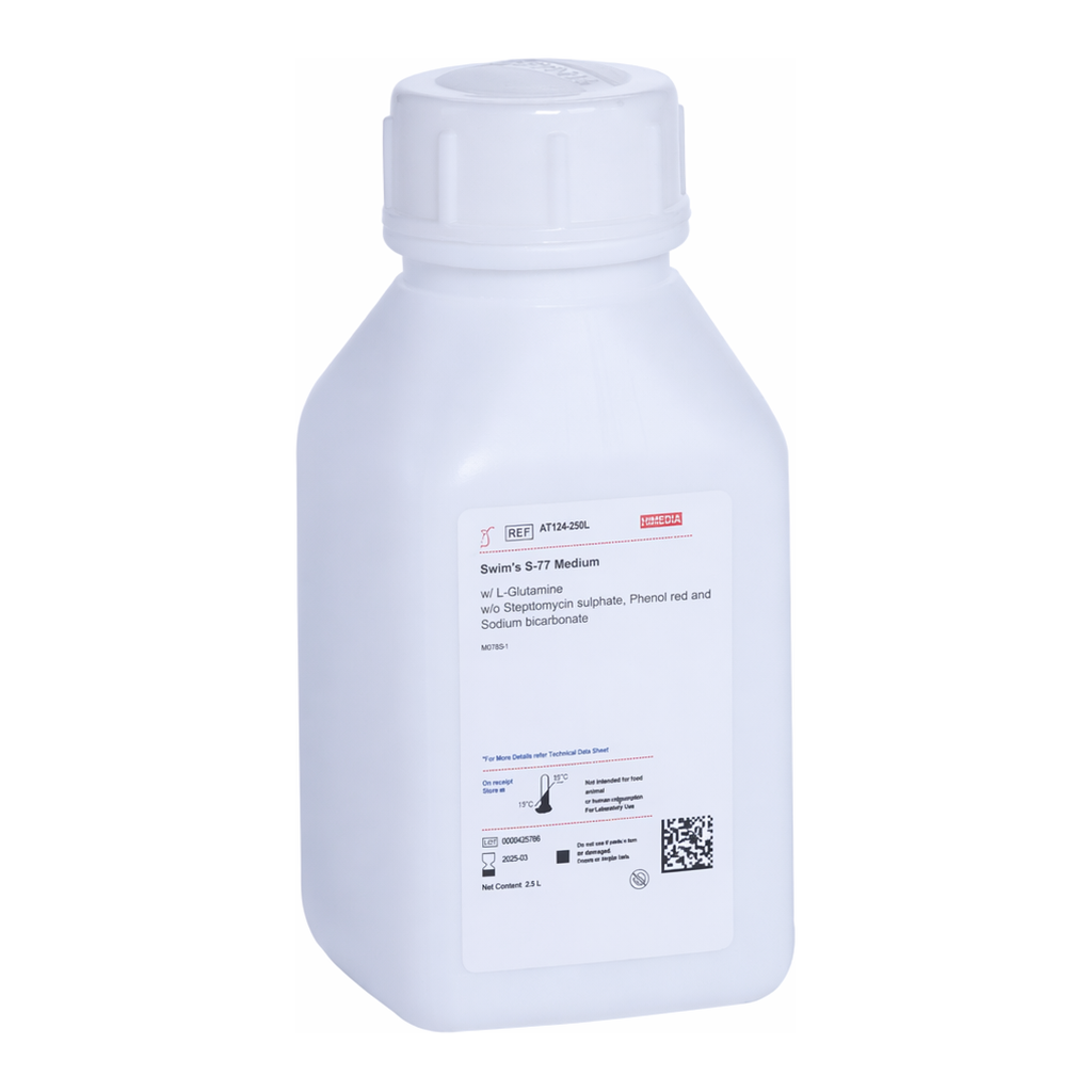 Himedia Swim`s S-77 Medium w/ L-Glutamine w/o Streptomycin sulphate, Phenol red and Sodium bicarbonate