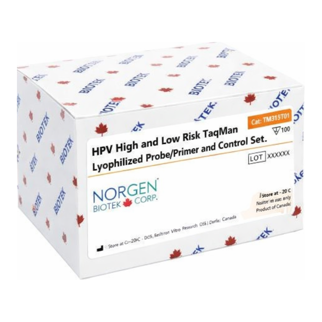 Norgen HPV (High and Low Risk) TaqMan Lyophilized Probe/Primer and Control Set