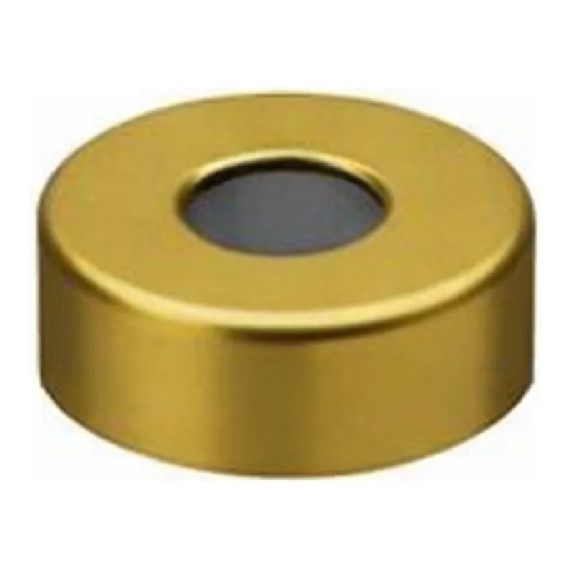Restek Magnetic Seal w/Septa, 20mm Magnetic Crimp Cap with PTFE/Butyl Septum w/8mm Hole, 100pk