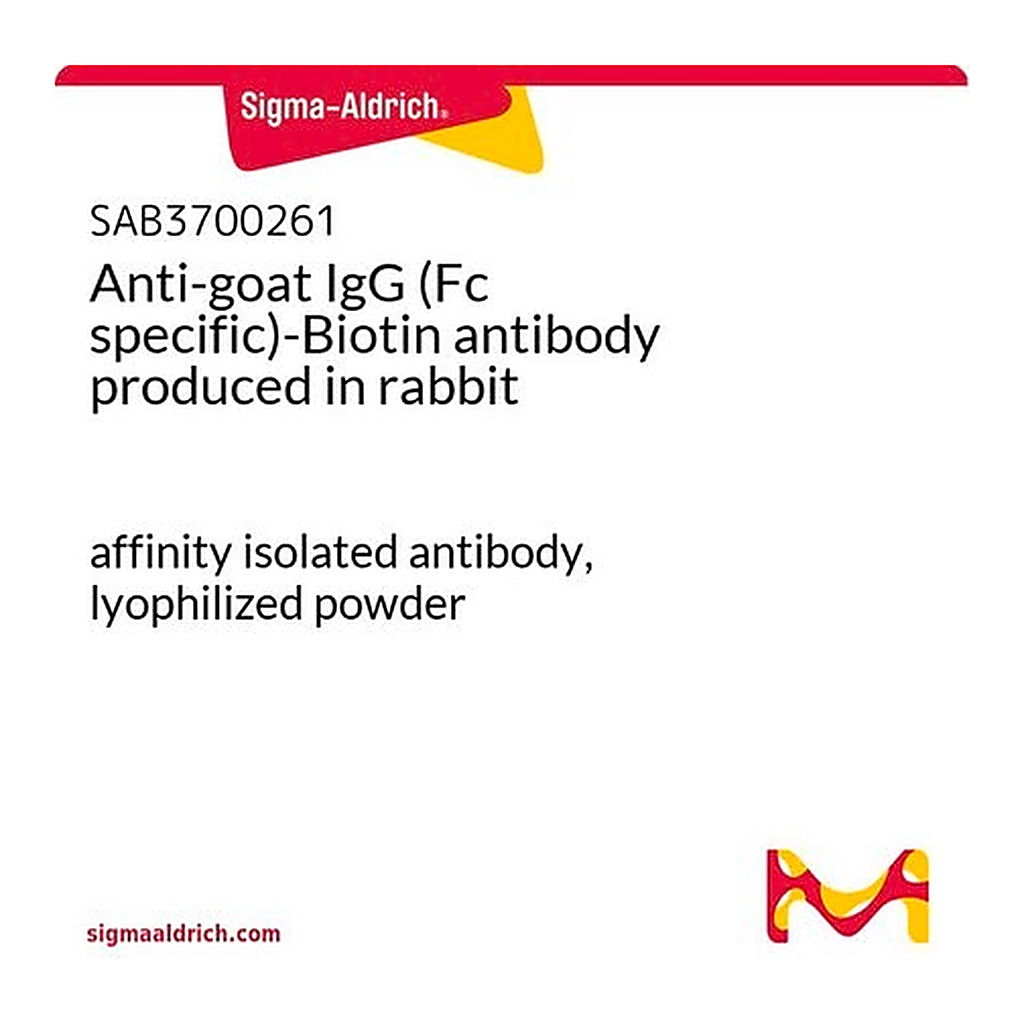 Merck Anti-goat IgG (Fc specific)-Biotin antibody produced in rabbit
