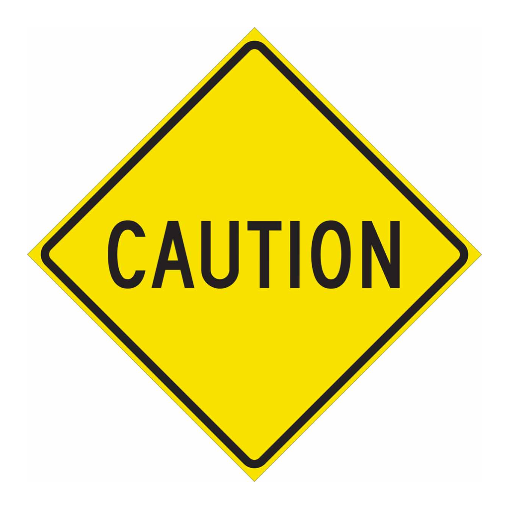 Brady Caution Sign