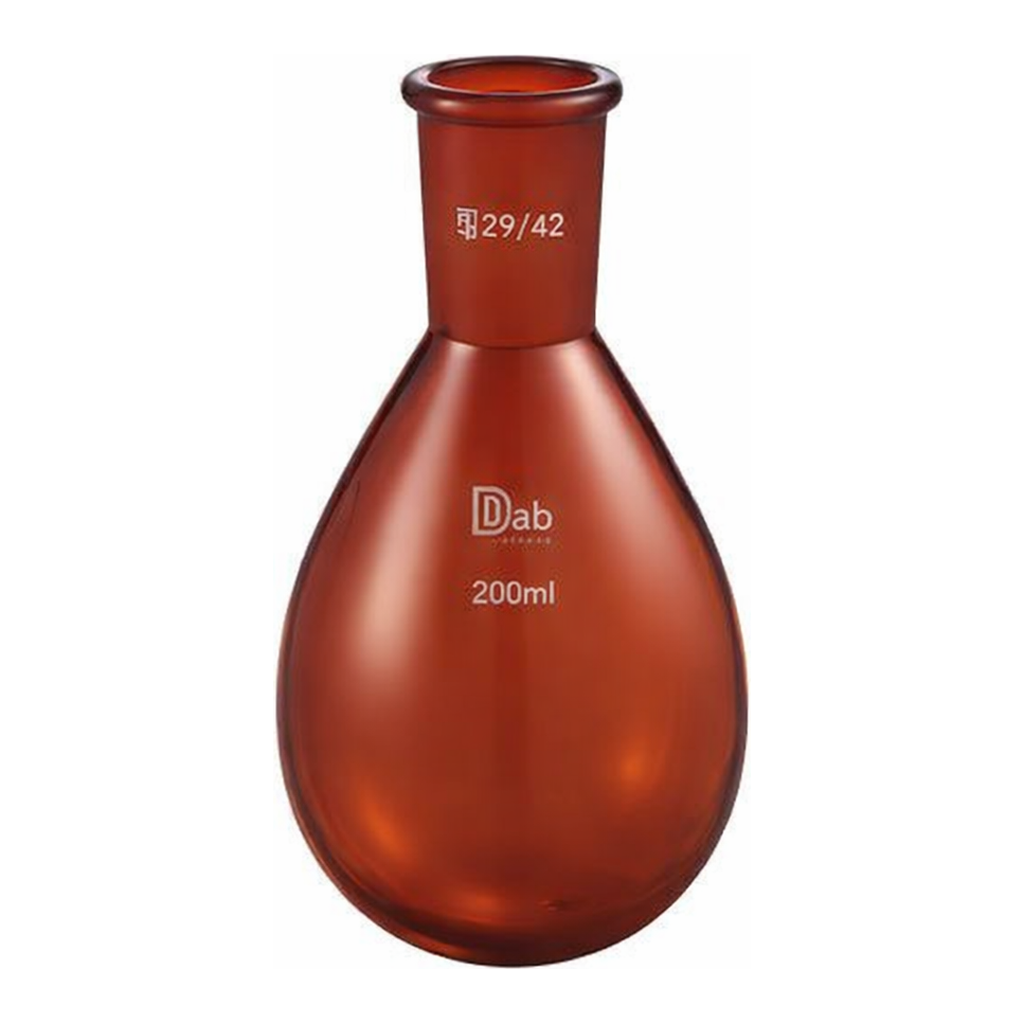 AS ONE Common Ground Joint KJELDAHL Flask(Amber), 공통 그라운드 조인트 켈달플라스크(다갈색)