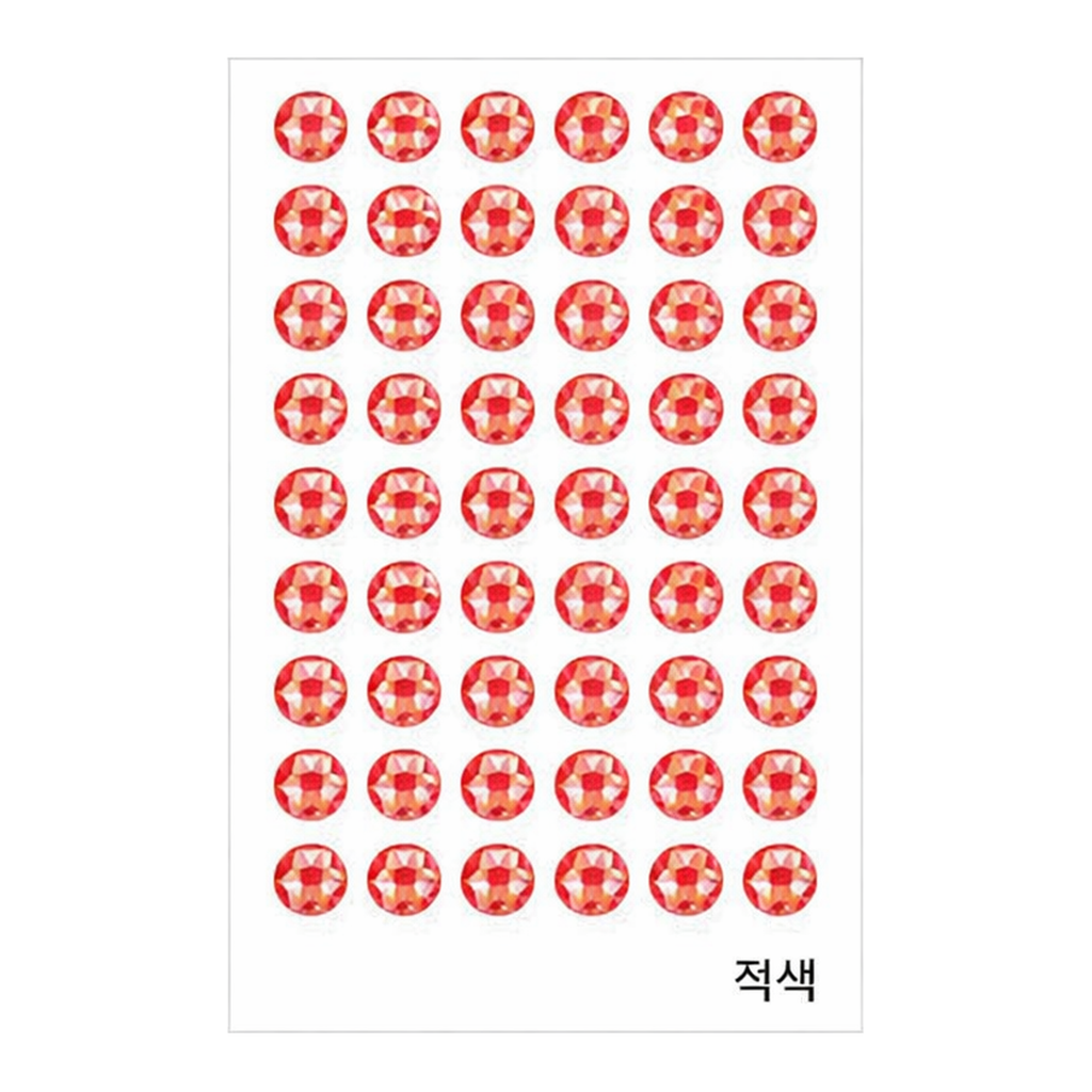 OFFICENEX 홀로그램견출지 20-7001R 적색(∮12 7장)