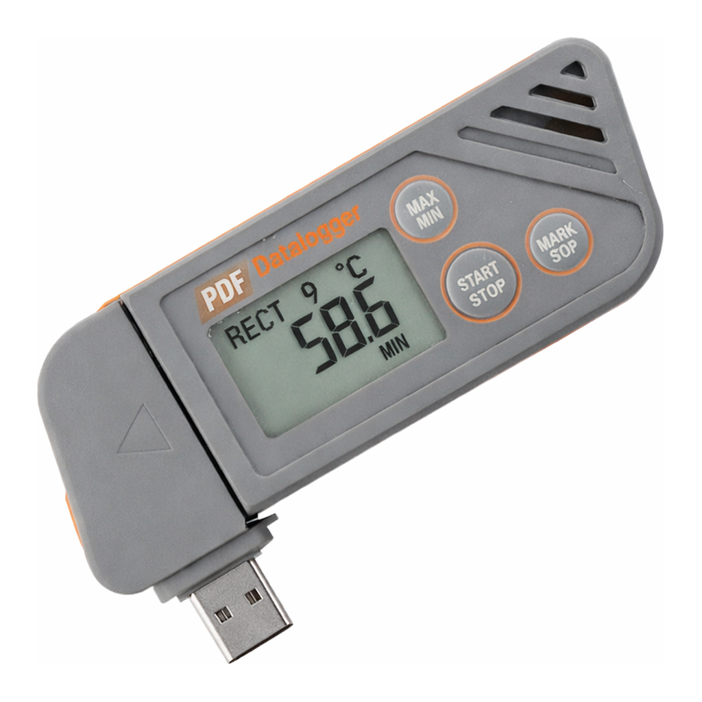 Daihan Science DAIHAN Temperature USB 2.0 Datalogger, with PDF Report, Waterproof (IP67), -30℃