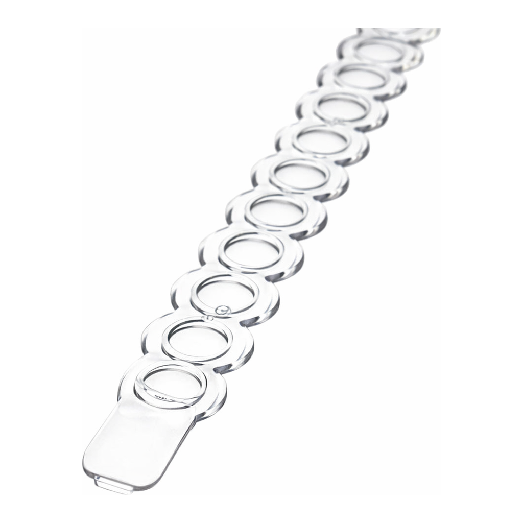 Thermo Fisher Scientific Flat Caps for UTW PCR Plates, strips of 8, optical clear
