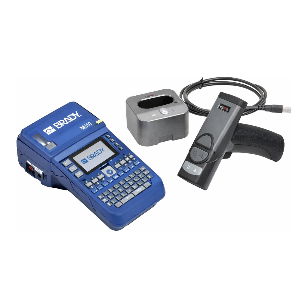 Brady M510 Label Printer with CR2700 Barcode Scanner and Software Kit