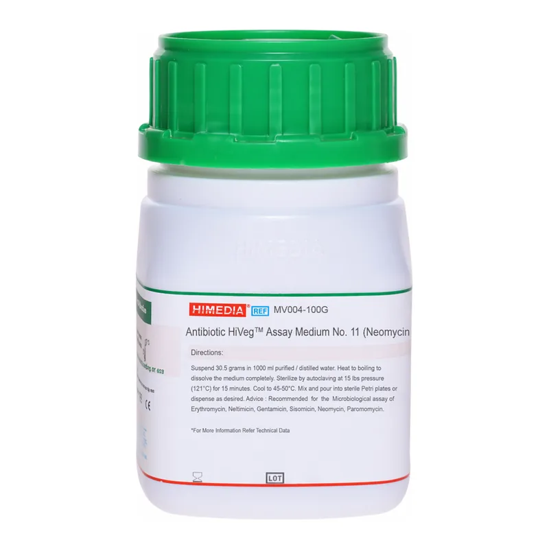 Himedia Antibiotic HiVeg Assay Medium No.11 (Neomycin, Erythromycin HiVeg Assay Agar) (Erythromycin Seed HiVeg Agar)