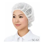 AS ONE 6-991-32 Disposable Cap (Beret Type), White, 100 Sheets, Sterilized SC-G1-ST