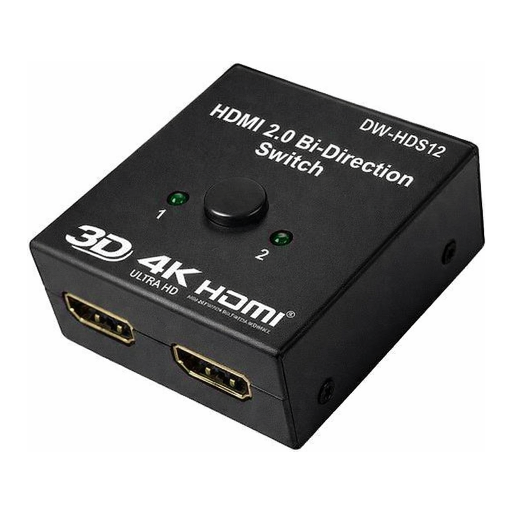 OFFICENEX HDMI 2.0 선택기(2:1/ 버튼식) (DW-HDS12/대원TMT)