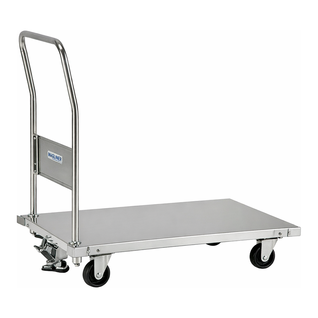 AS ONE Stainless steel Carriage (with floor stopper), 스테인리스 대차 (중하중용·플로어 스토퍼 부속)