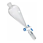 Merck Pyrex(R) Squibb separatory funnel, jointed top and bottom, PTFE stopcock