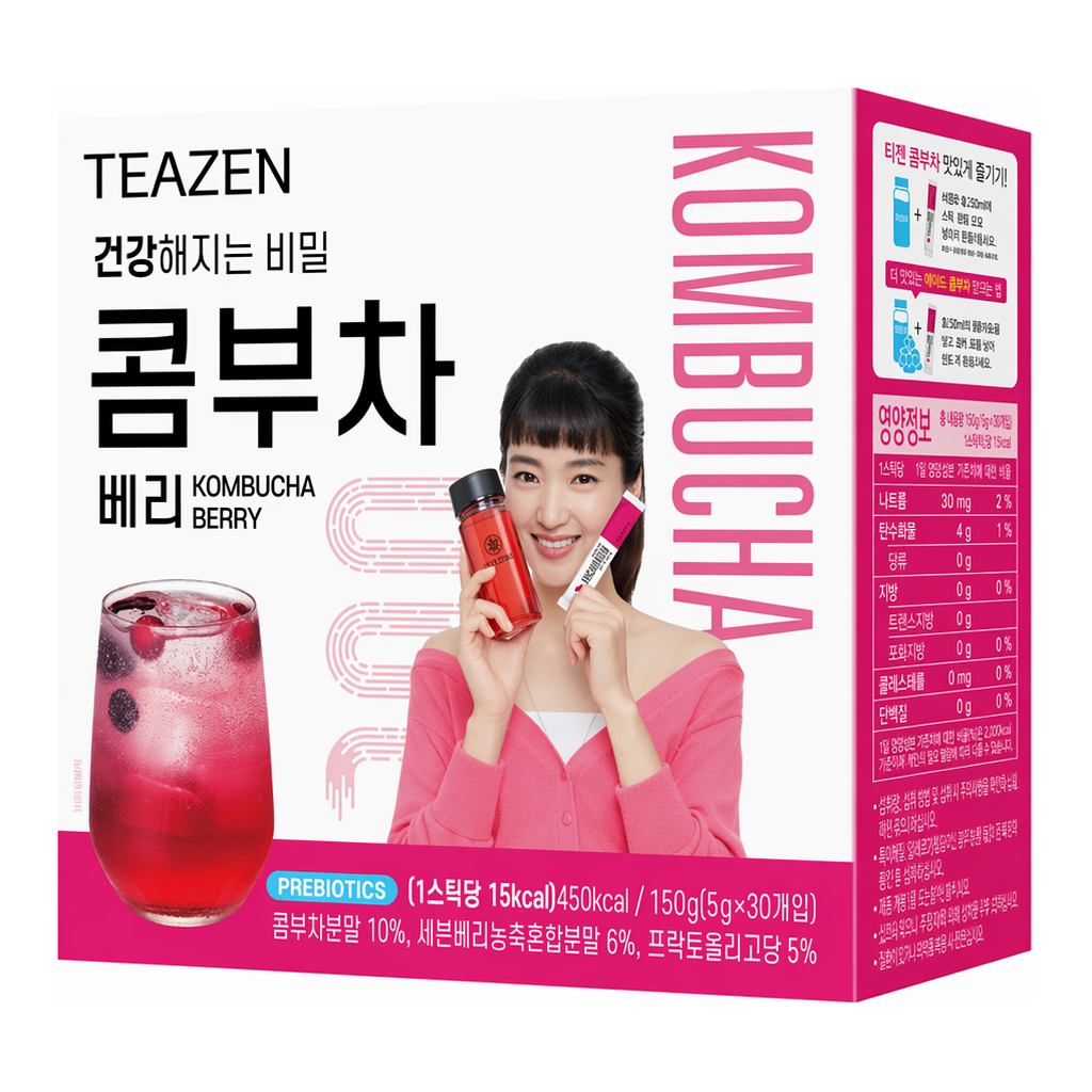 OFFICENEX 티젠 콤부차(베리맛/5g*30T)