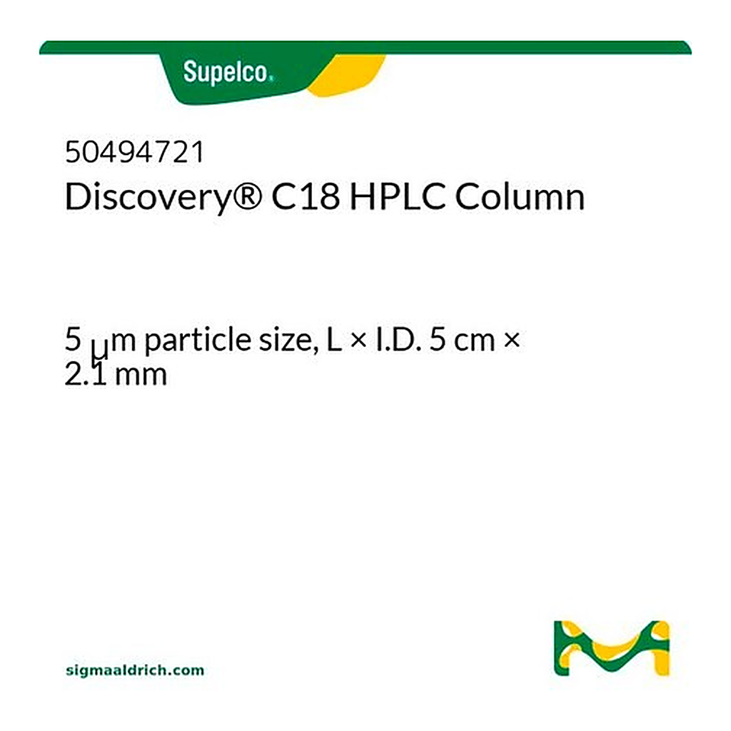 Merck Discovery(R) C18 HPLC Column