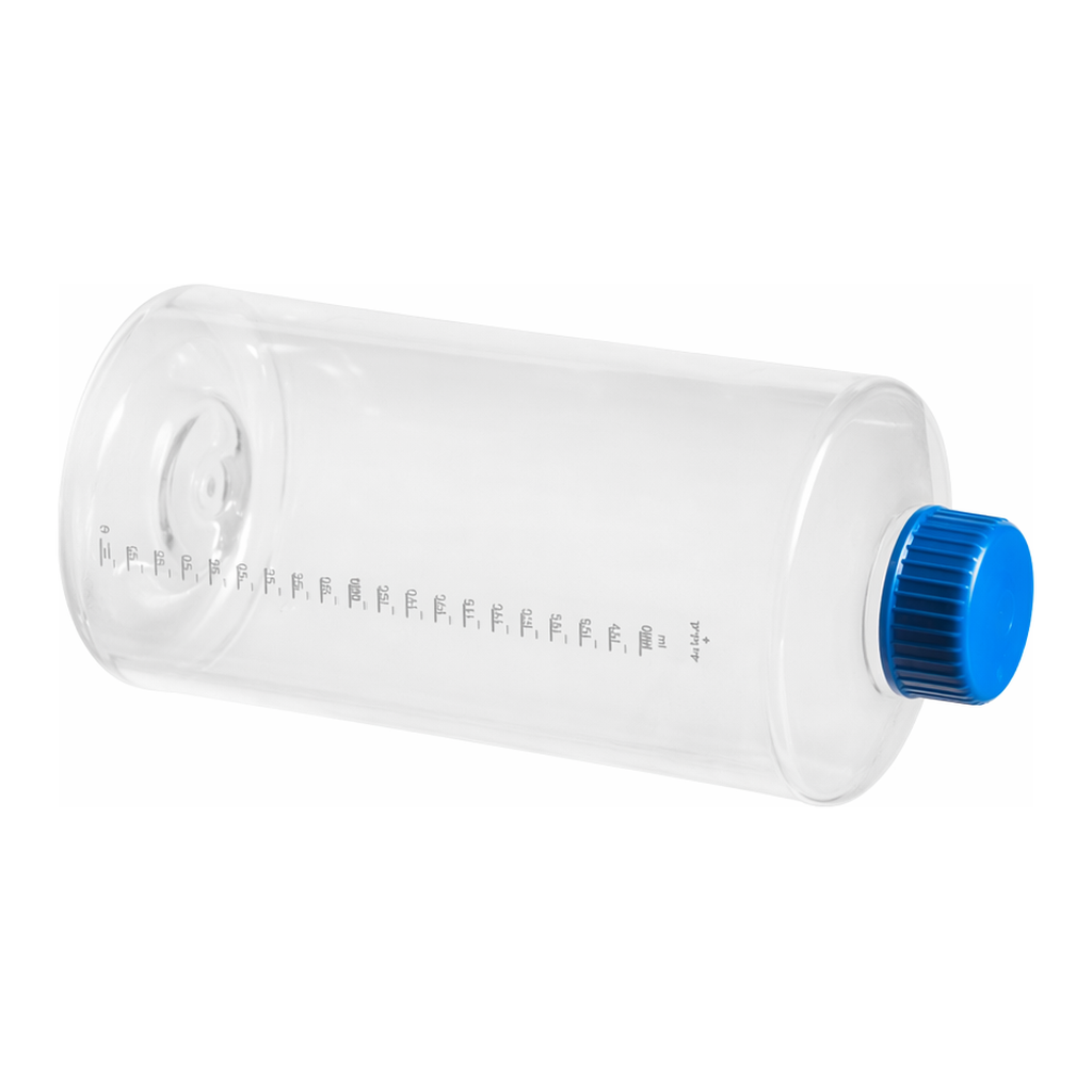 Greiner Bio One CELL CULTURE ROLLER BOTTLE, 1X, PS, SHORT FORM,SMOOTH SURFACE, 122/271 MM, 850 CM² GROWTH AREA, 2520 ML, STANDARD SCREW CAP, CLEAR, TC, STERILE, CELLMASTER, 2 PCS./BAG