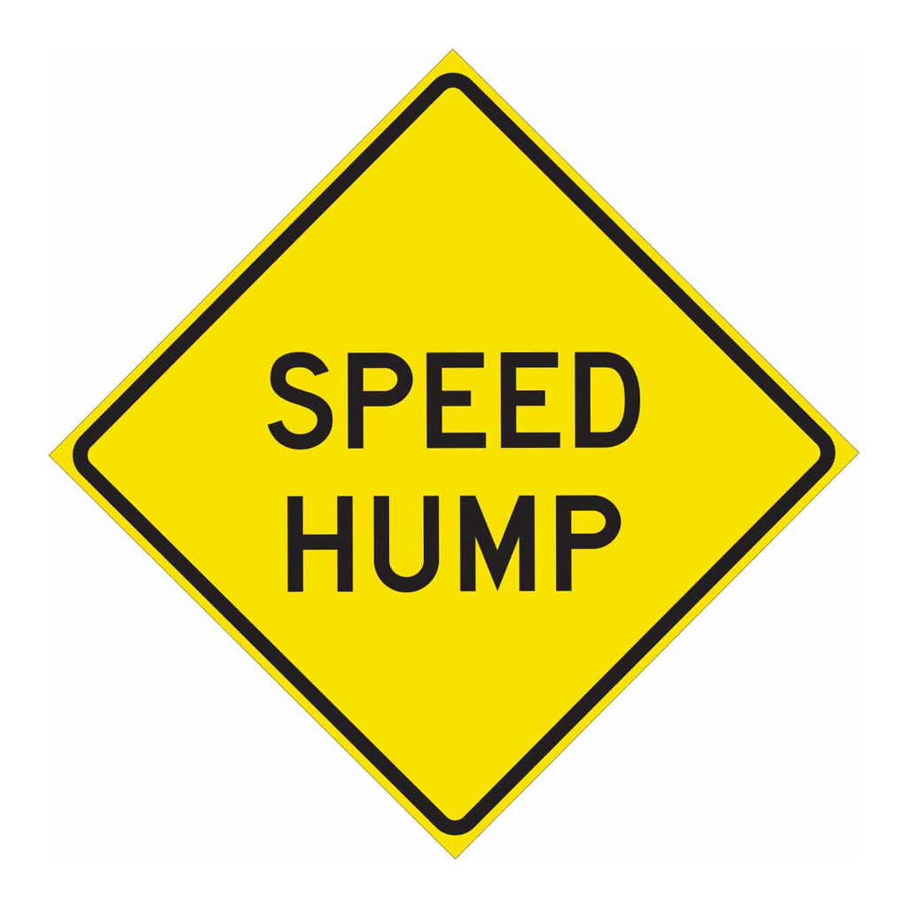 Brady Speed Hump Sign
