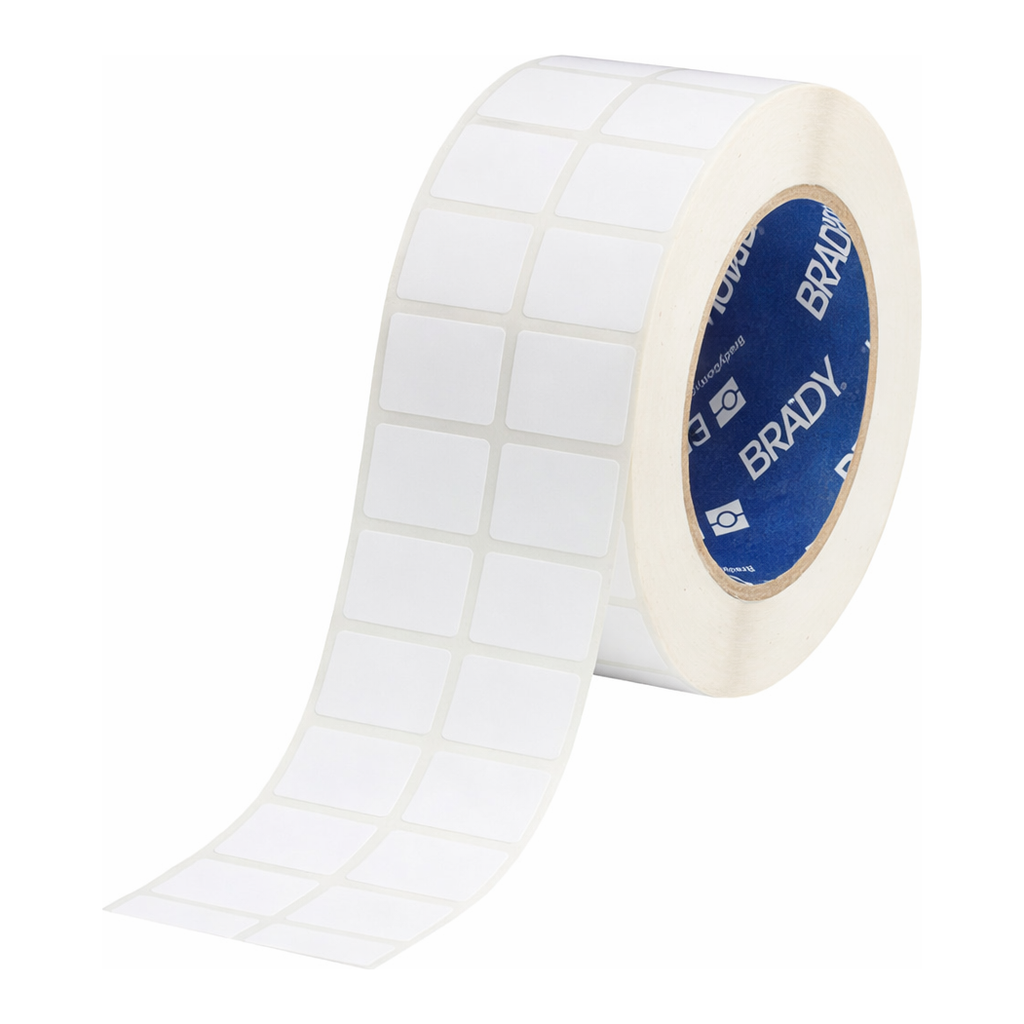 Brady Solvent and Chemical Resistant Polyester Laboratory Labels for 3" Core Printers