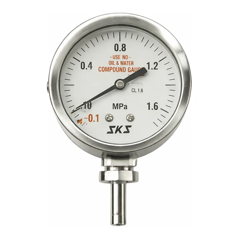 AS ONE High Purity Pressure Gauge, 고순도용 압력계
