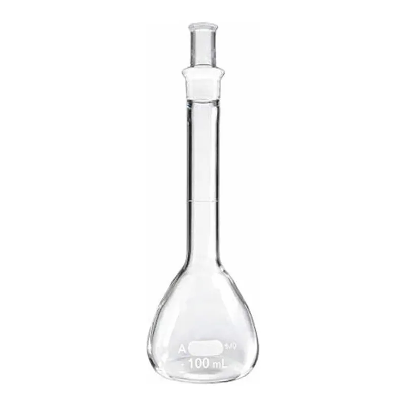 Thermo Fisher Scientific PYREX Class A Volumetric Flask with Glass Standard Taper Stopper